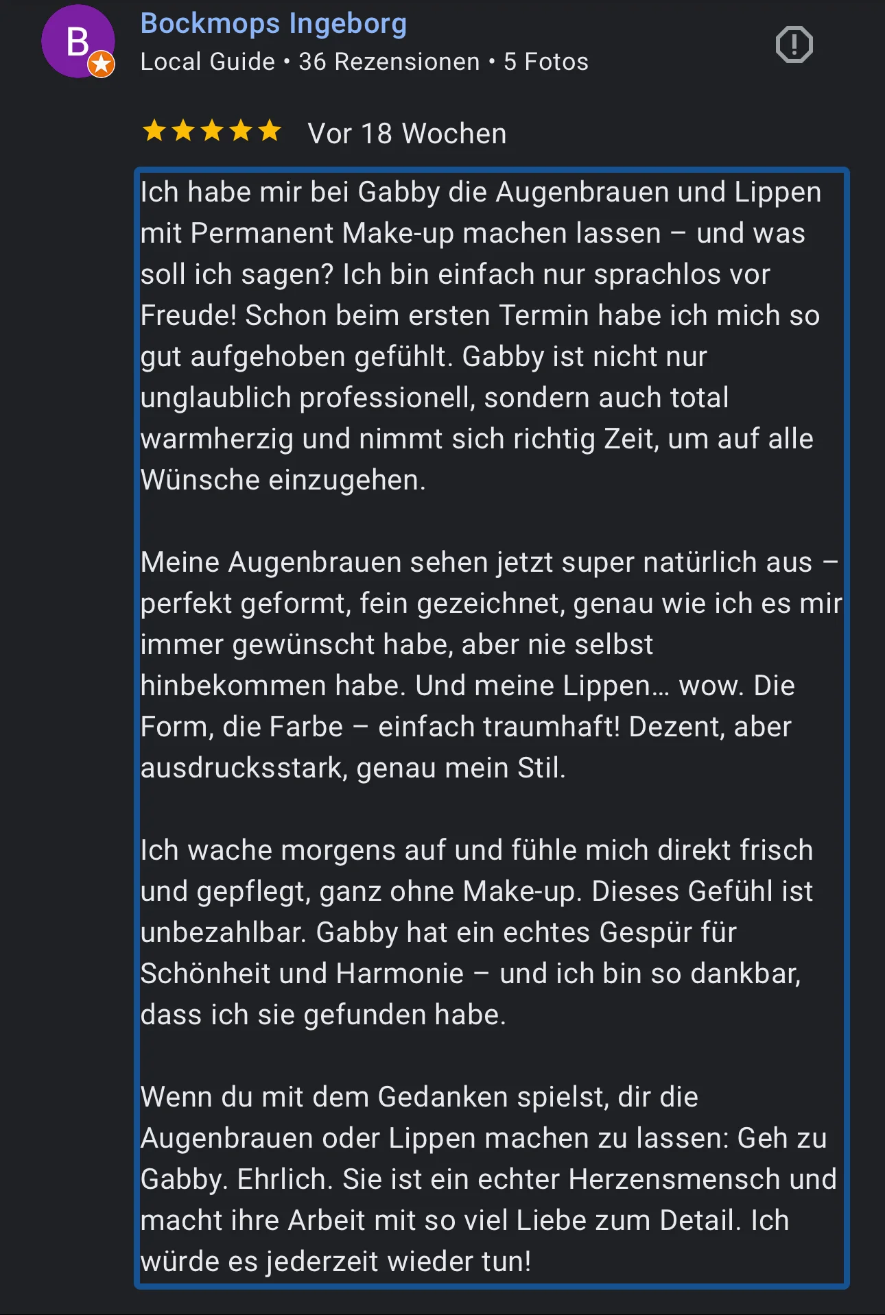 Ingeborg's Review